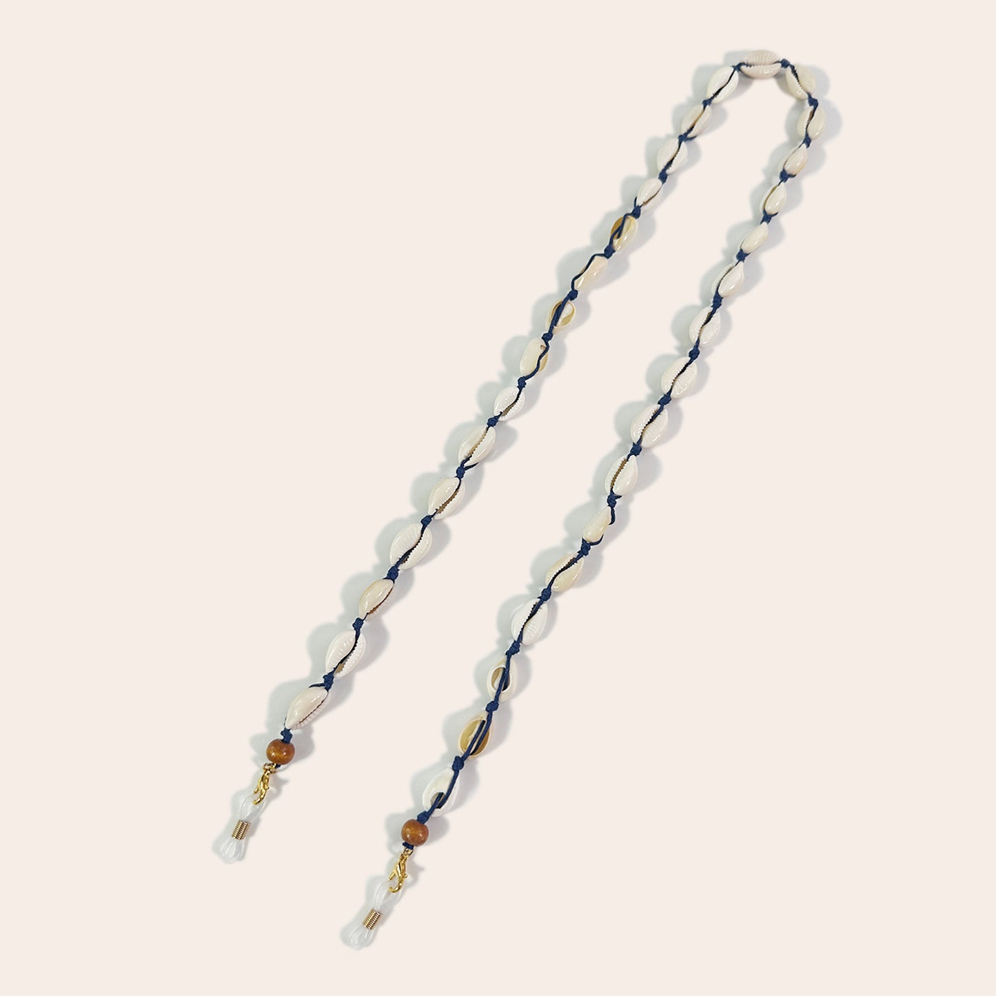 Shell Bead Brillen Kette Brehn
