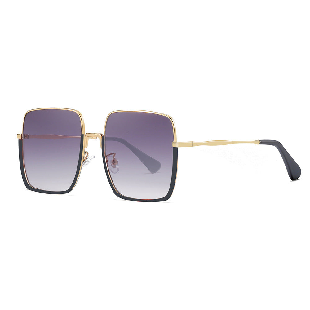 Damen Luxus-Sonnenbrille mit stilvollem eckigen Rahmen und UV-Schutz Brehn