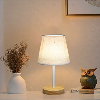 Moderne Stoff Tischlampe
