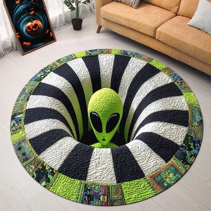 Alien-Themen 3D Illusions-Teppich