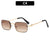 Chice Übergroße Quadratische Sonnenbrille