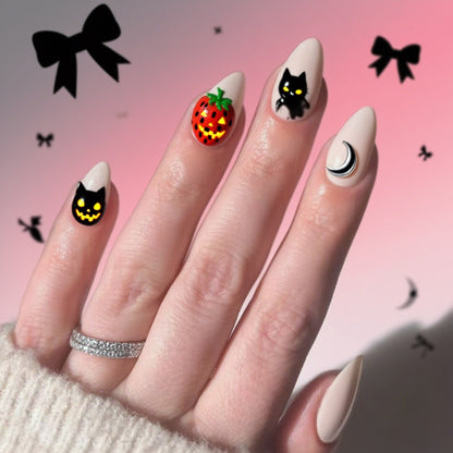 Halloween-Themen Gruselig Nagelkunst Brehn