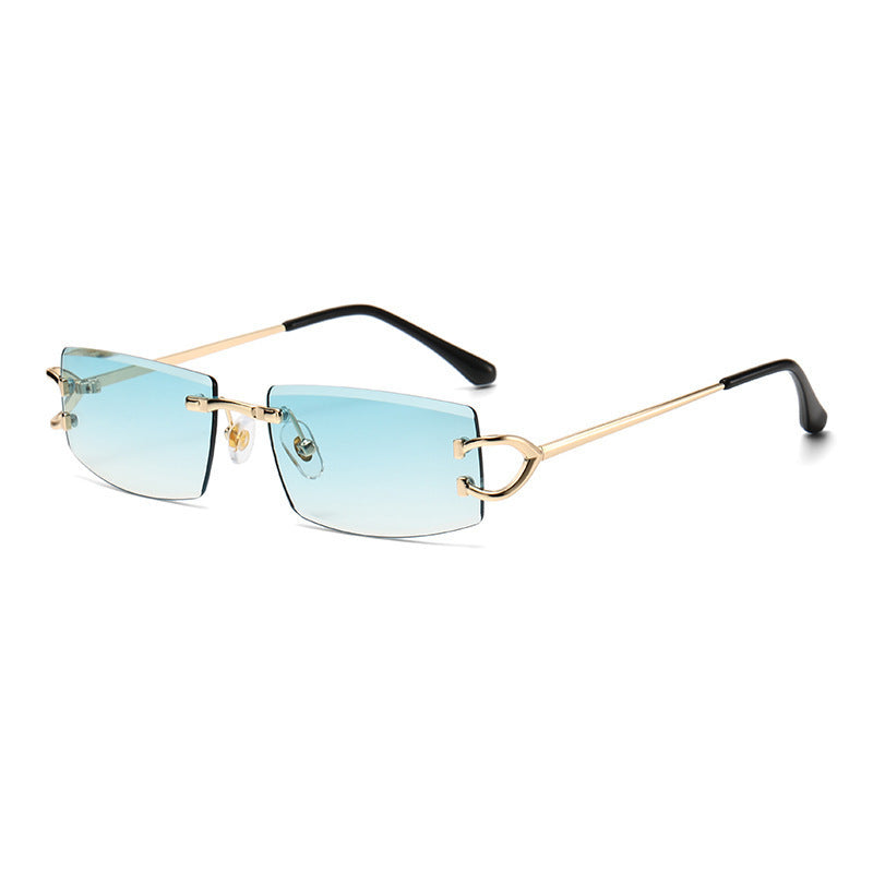 Damen Elegante Minimalistische Sonnenbrille mit einzigartigen Metalldetails Brehn