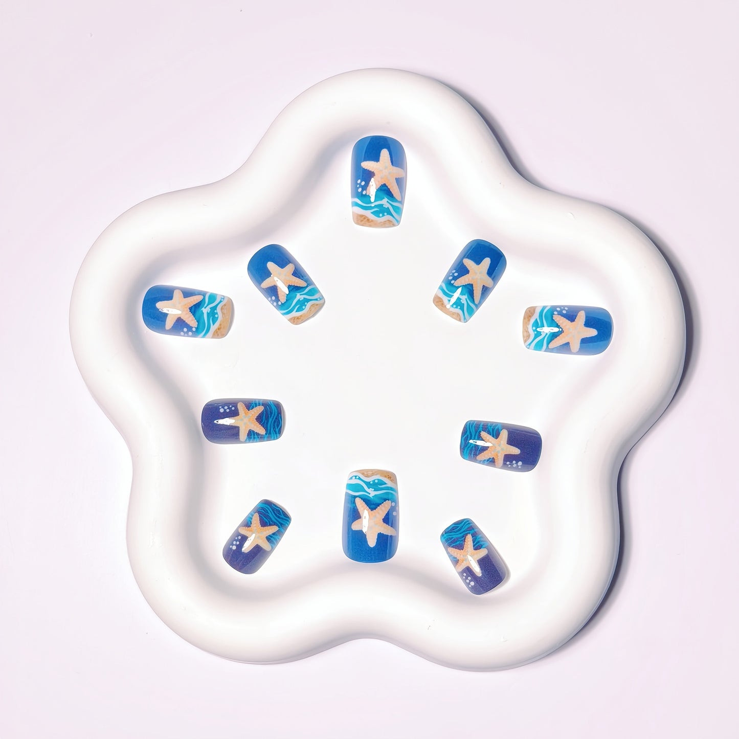 Kunstnageldesign-Set mit Maritimem Motiv Brehn