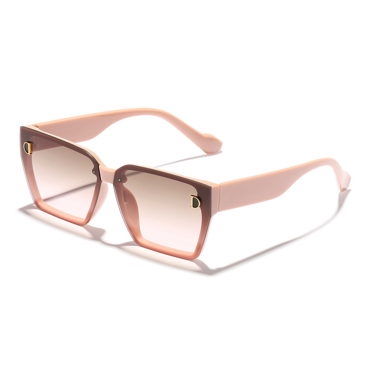 Damen modische Sonnenbrille im einzigartigen Design mit übergroßen Gläsern Brehn