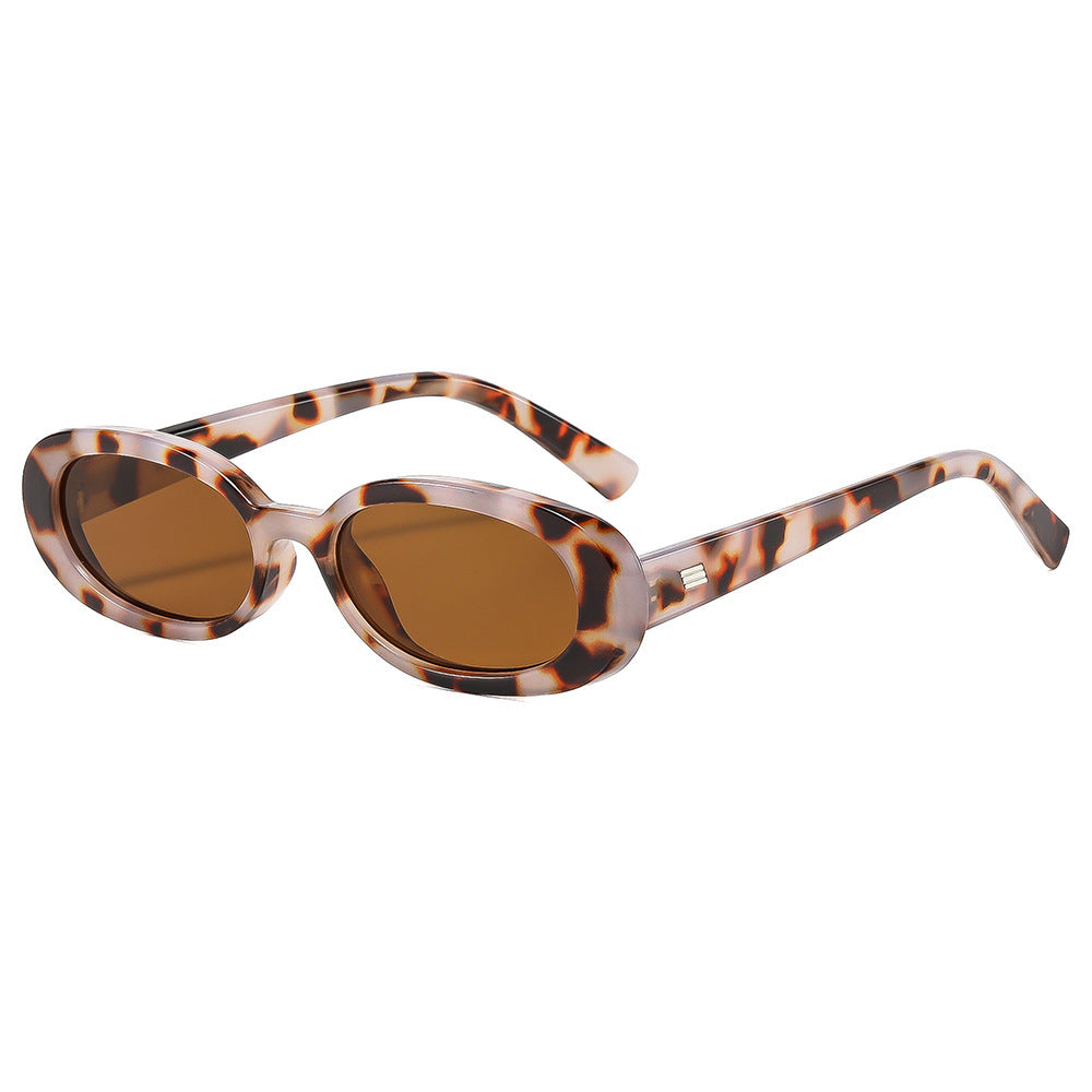 Stylische ovale Rahmen Sonnenbrille Brehn