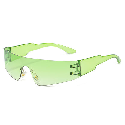 Oversized Schutzschild Sonnenbrille Brehn