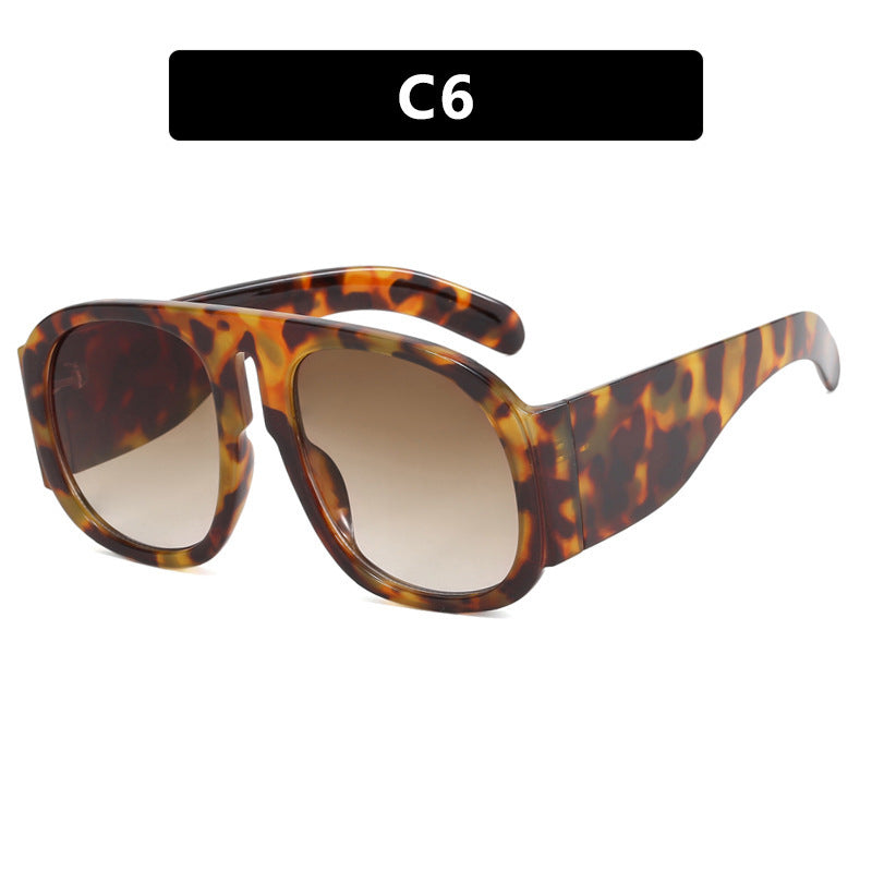 Damen trendige oversized Sonnenbrille mit modischem Farbverlauf Brehn