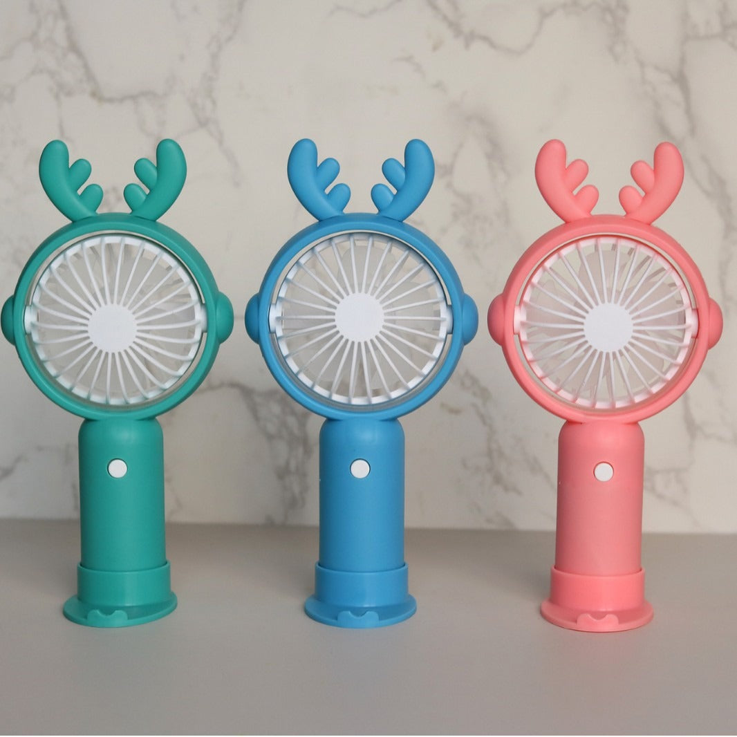 Unisex Tragbarer Mini-Ventilator mit ergonomischem Design und Tierohren Brehn