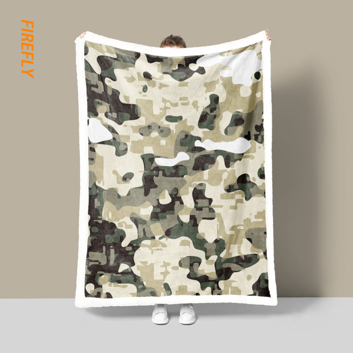 Taktische Camo Fleece Wurfdecke