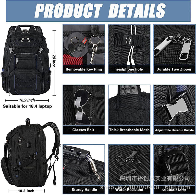 Vielseitiger Tech-Rucksack mit mehreren Fächern Brehn