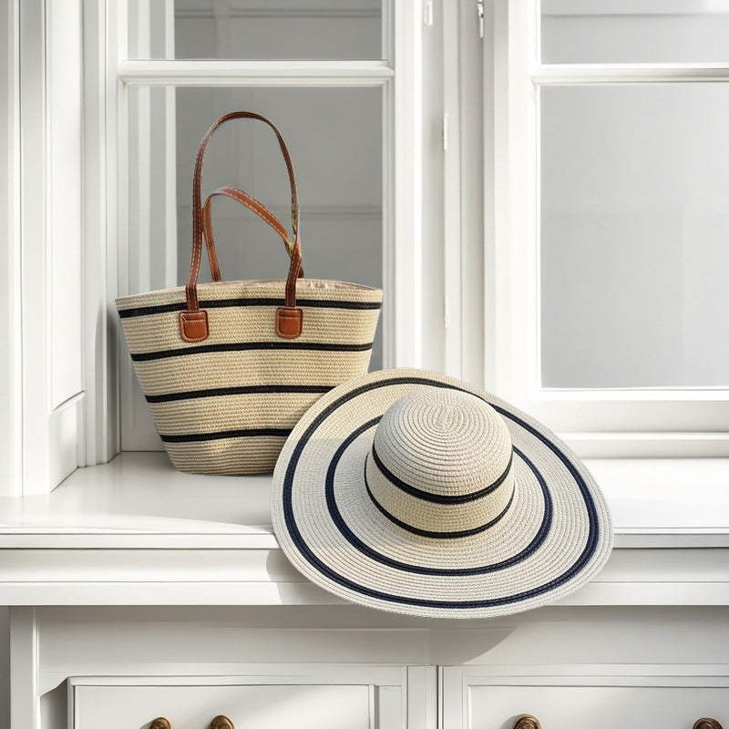 Strandtasche mit Bunten Streifen Brehn