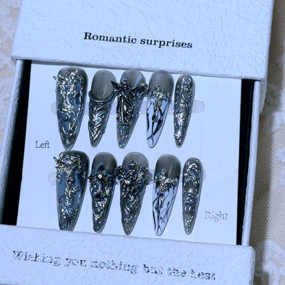 Künstlerisches 3D Nageldekorationsset
