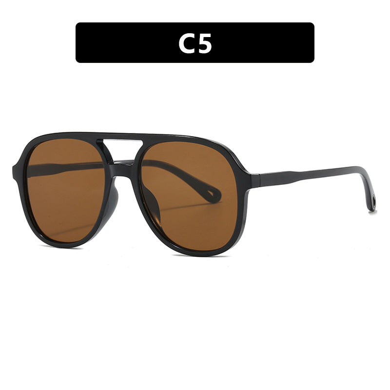 Damen modische Sonnenbrille mit außergewöhnlichem quadratischem Rahmen Brehn