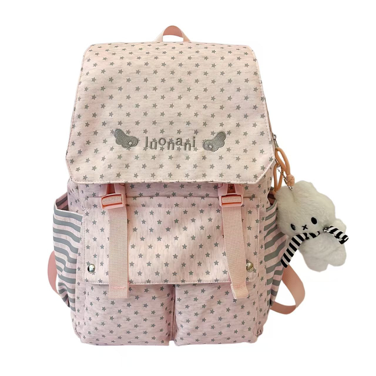 Sternmuster-Rucksack mit mehreren Taschen Brehn