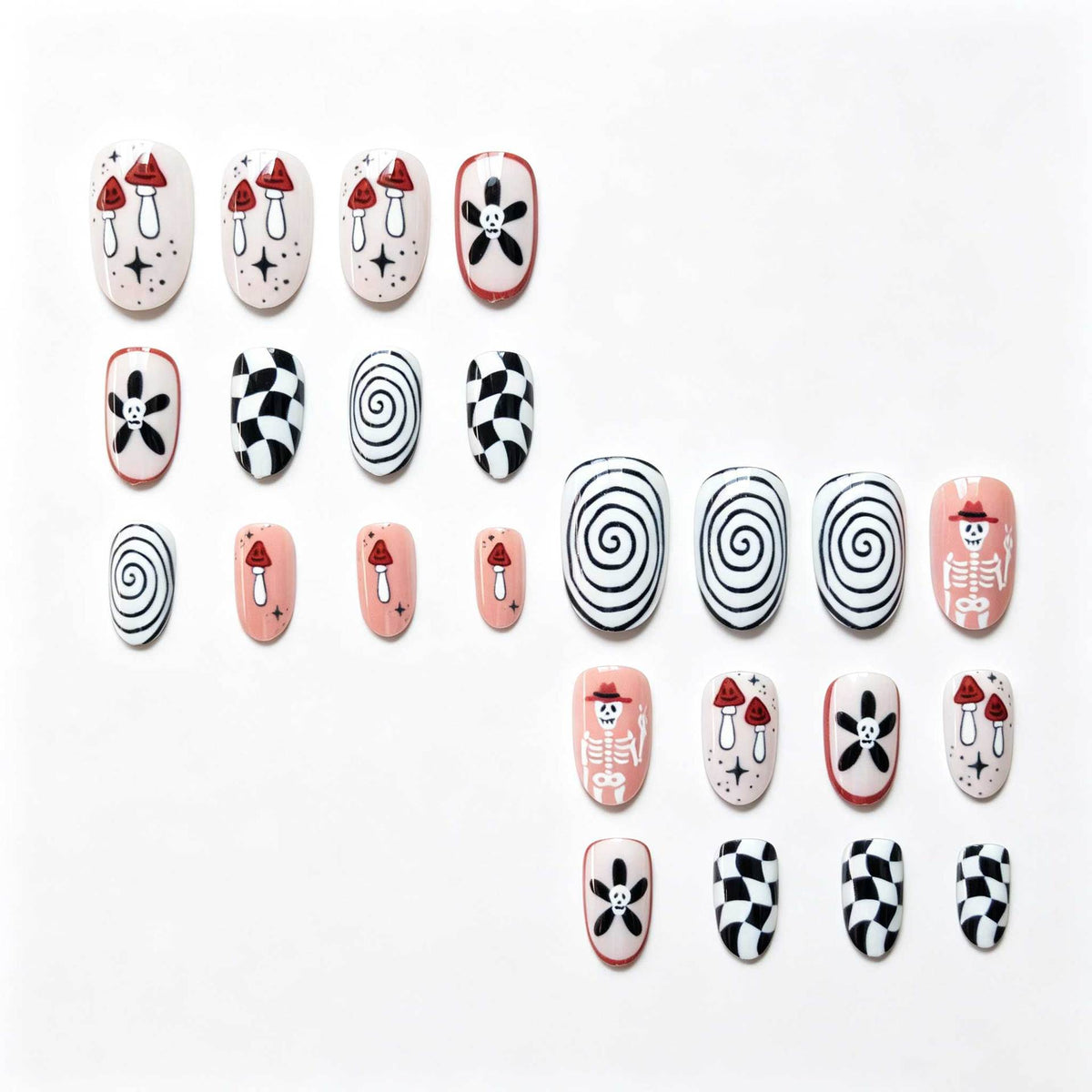 Kreative Künstlerische Halloween-Themen Nagelkunst