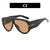 Oversized UV400 Flieger-Sonnenbrille Brehn