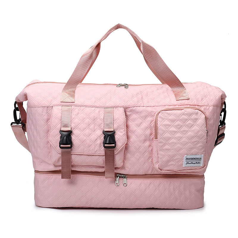 Premium gesteppte Wochenend-Duffel-Tasche