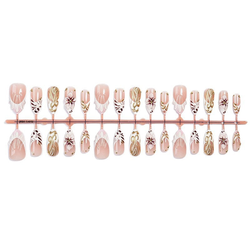 Künstliche Fingernägelset mit elegantem Design Brehn