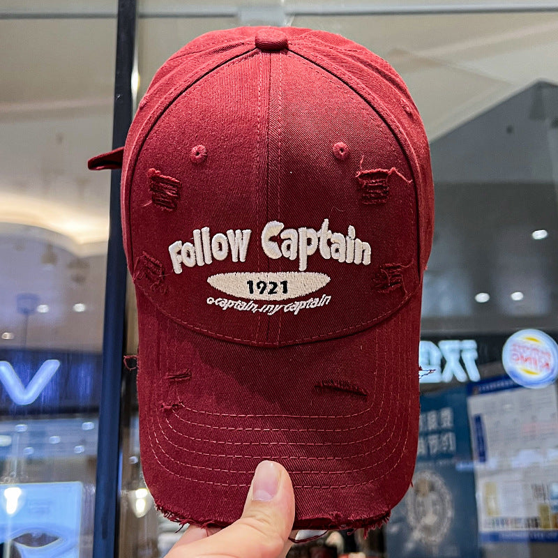 Herren Casual Distressed Baseball Cap Brehn