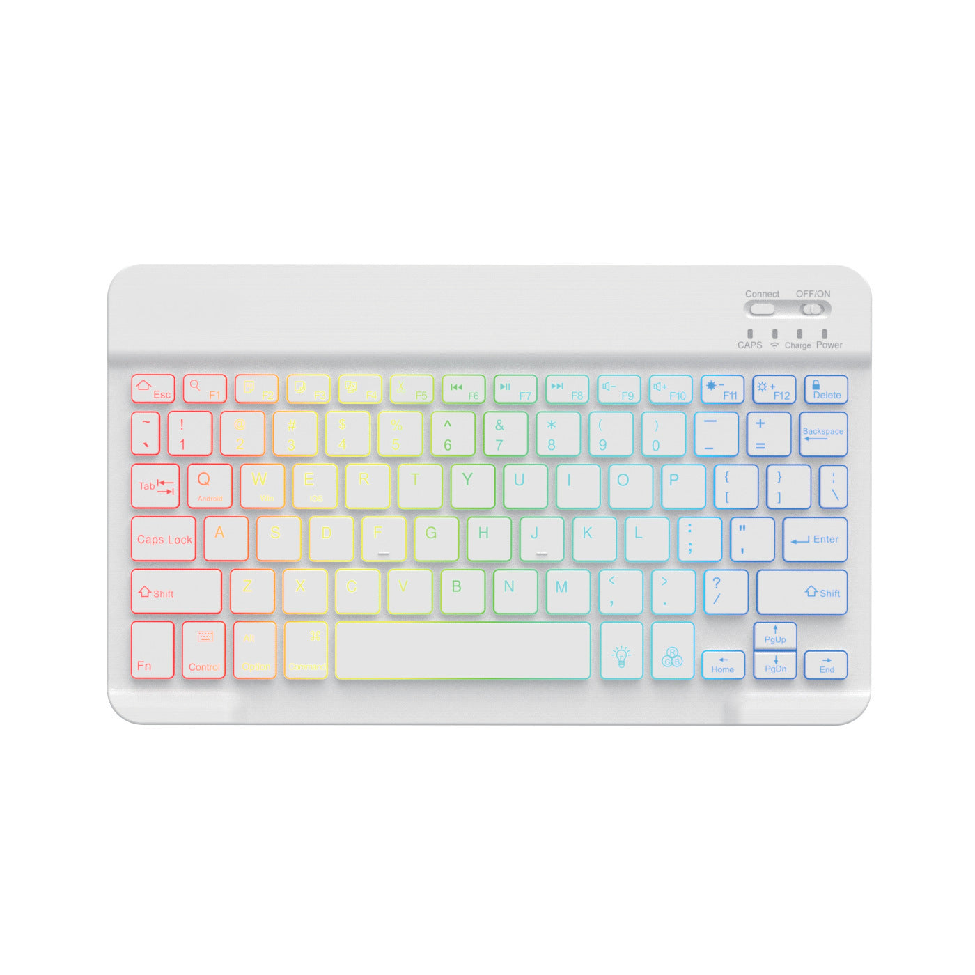 Rgb Hintergrundbeleuchtete Bluetooth-Tastatur Brehn