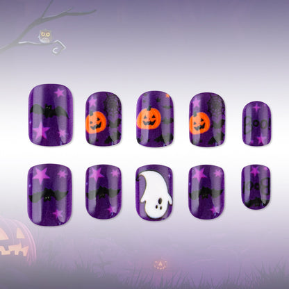 Halloween-Themen Press-On Nagelkunst Brehn