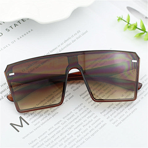 Damen Oversized Shield-Sonnenbrille Brehn