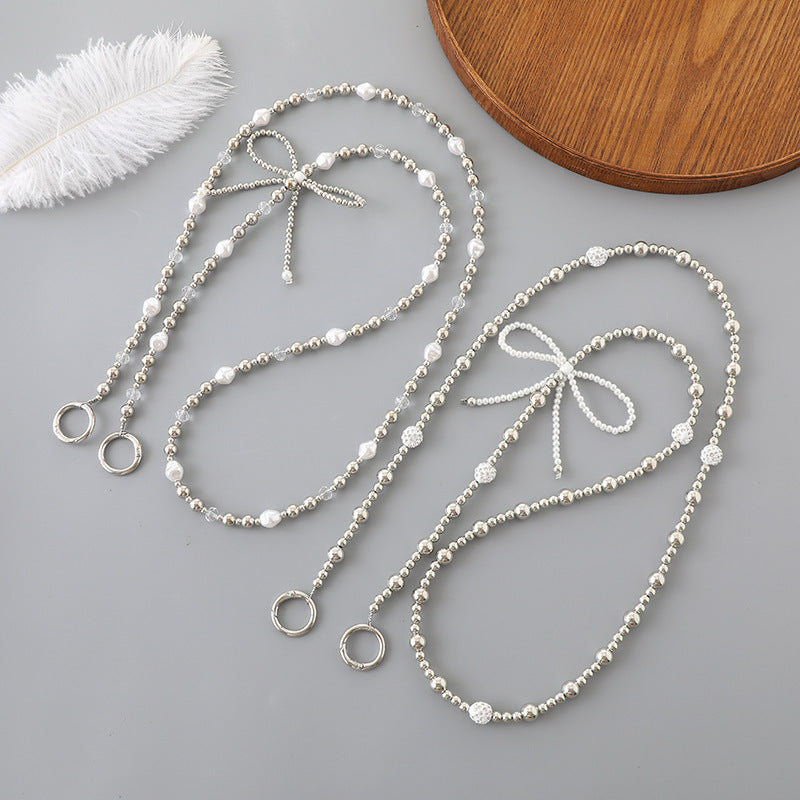 Elegante Perlen Brillenband Brehn