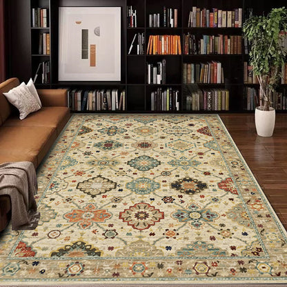 Vintage-inspirierter geometrischer Teppich