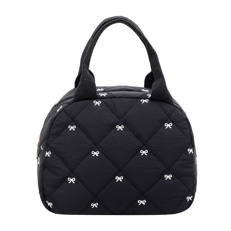 WoQuilted Bogen Detail Handtasche Brehn