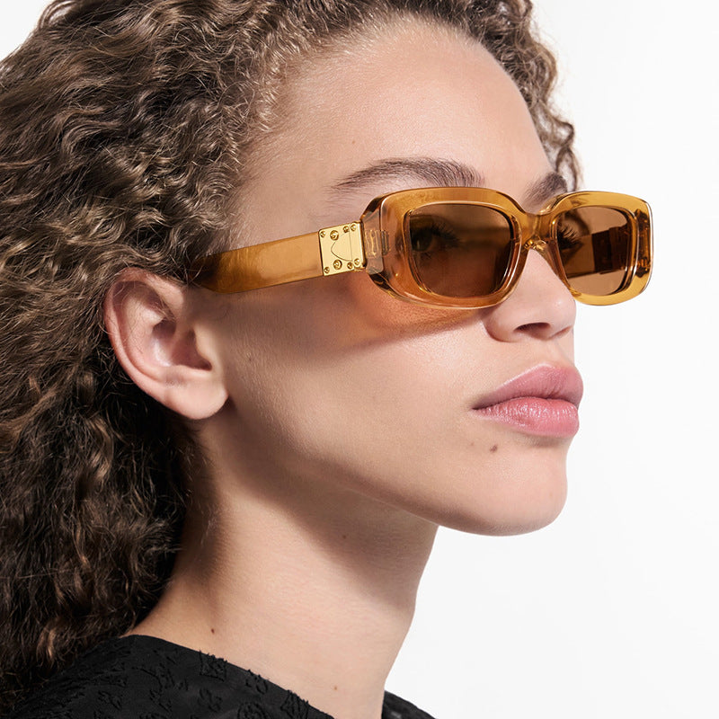 Damen Katzenaugen Sonnenbrille mit modernen Akzenten Brehn