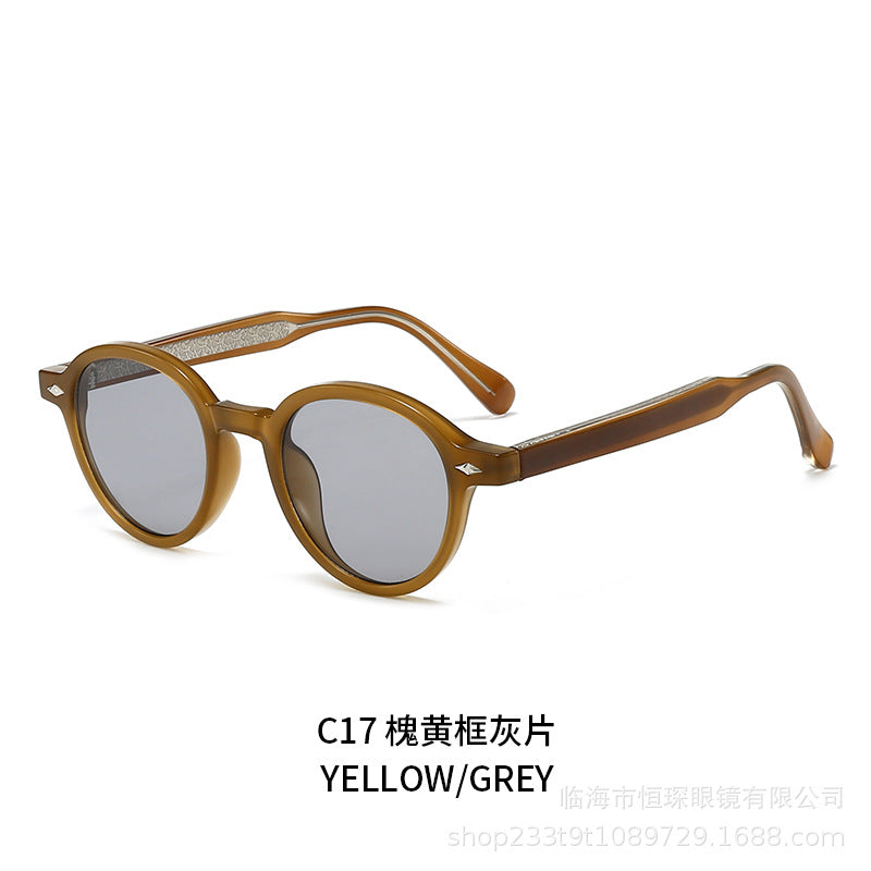 Damen runde Sonnenbrille im modernen und eleganten Design Brehn