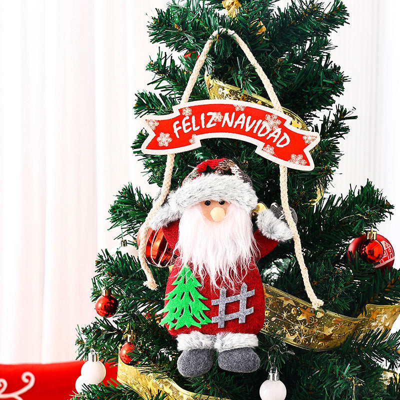 Deckendekoration mit Weihnachtsmann-Motiv Brehn