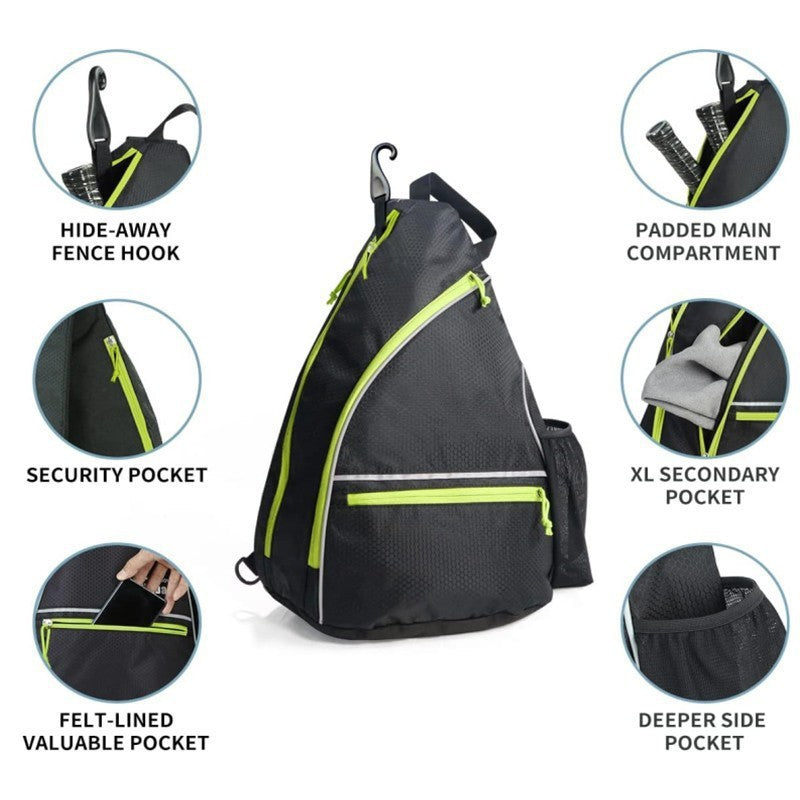 Sportlicher Rucksack mit Fächern für Schläger und Zubehör Brehn