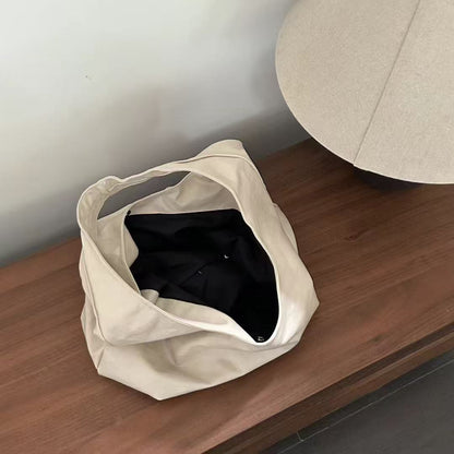 Oversized Lässige Leder Schultertasche