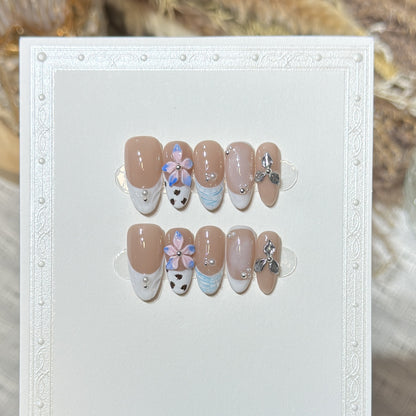 Wiederverwendbares Press-On Nagelset Brehn
