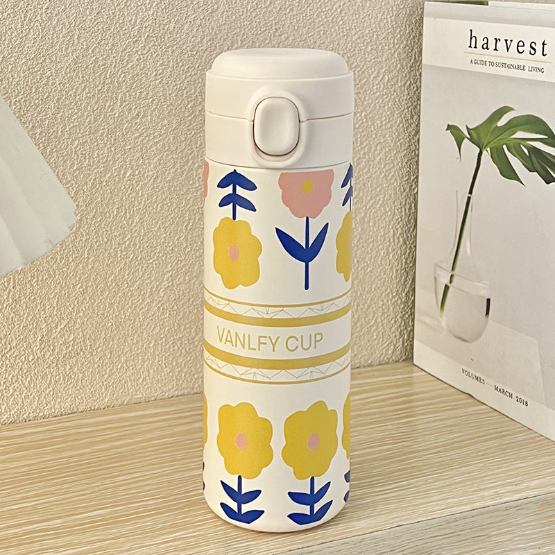Damen Isoliertrinkflasche mit innovative Auslaufsicherung Brehn