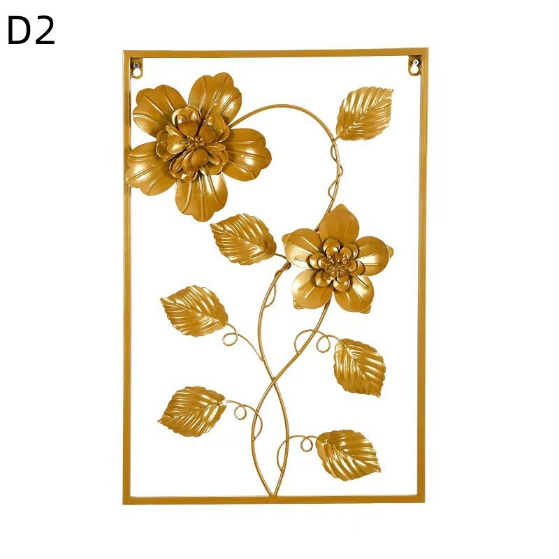 Floral Metal Wandkunst Brehn