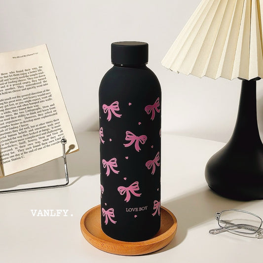 Damen Isolier-Trinkflasche mit kreativem Schleifenmotiv Brehn