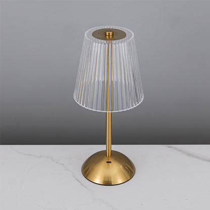Kristallakzentierte moderne Tischlampe