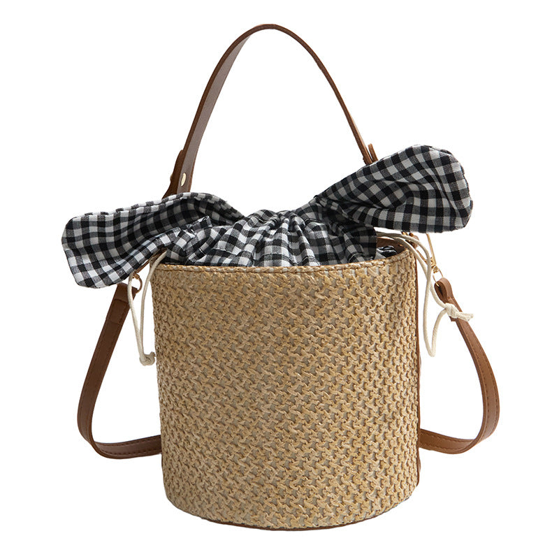 WoWoven Strand Eimer Tasche Brehn