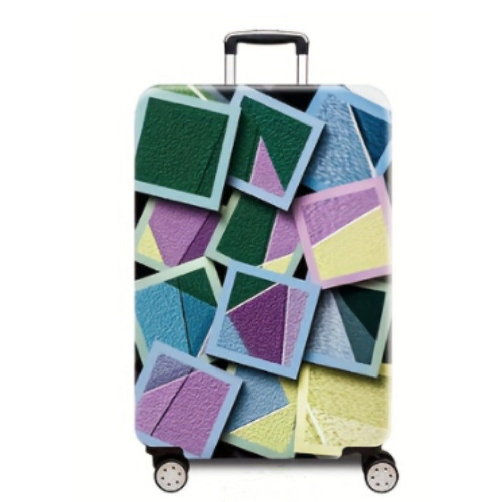 Damen Hartschalenreisekoffer mit kreativem Multiformat-Muster Brehn