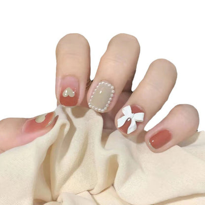 Elegante 3D dekorative Nagelkunst