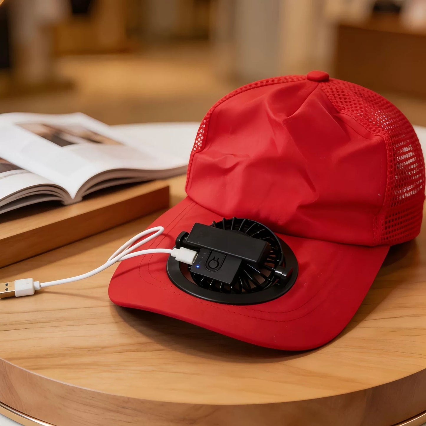 Unisex Kühlende Baseballmütze mit integriertem Ventilator Brehn