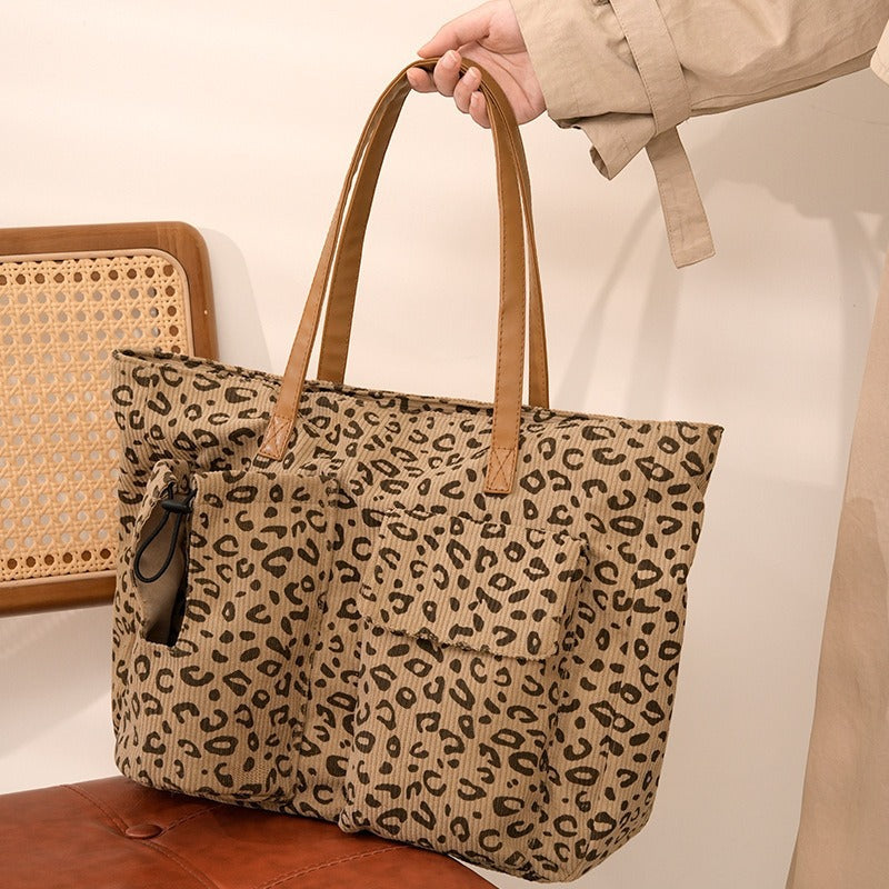 Stilvolle Baumwoll-Tote-Tasche mit Sternmuster Brehn