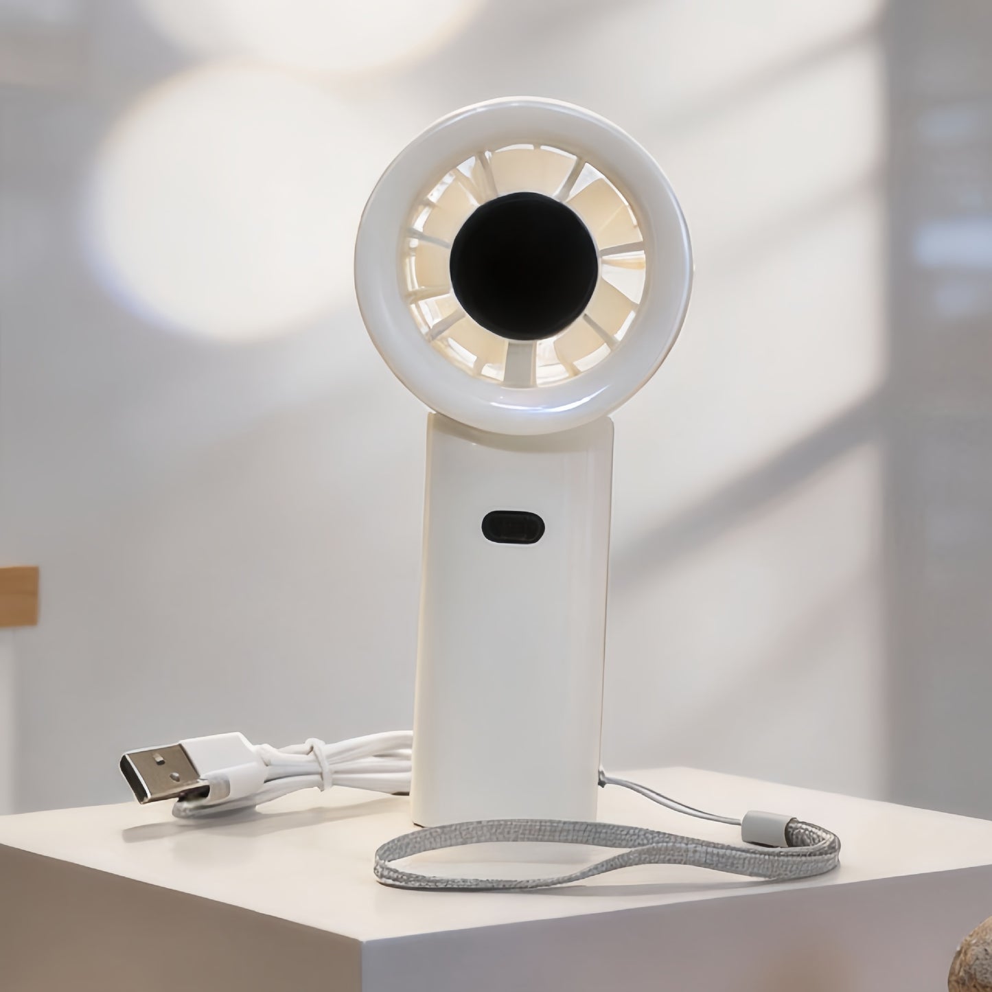Damen Tragbarer Mini-Lüfter mit USB-Ladefunktion Brehn