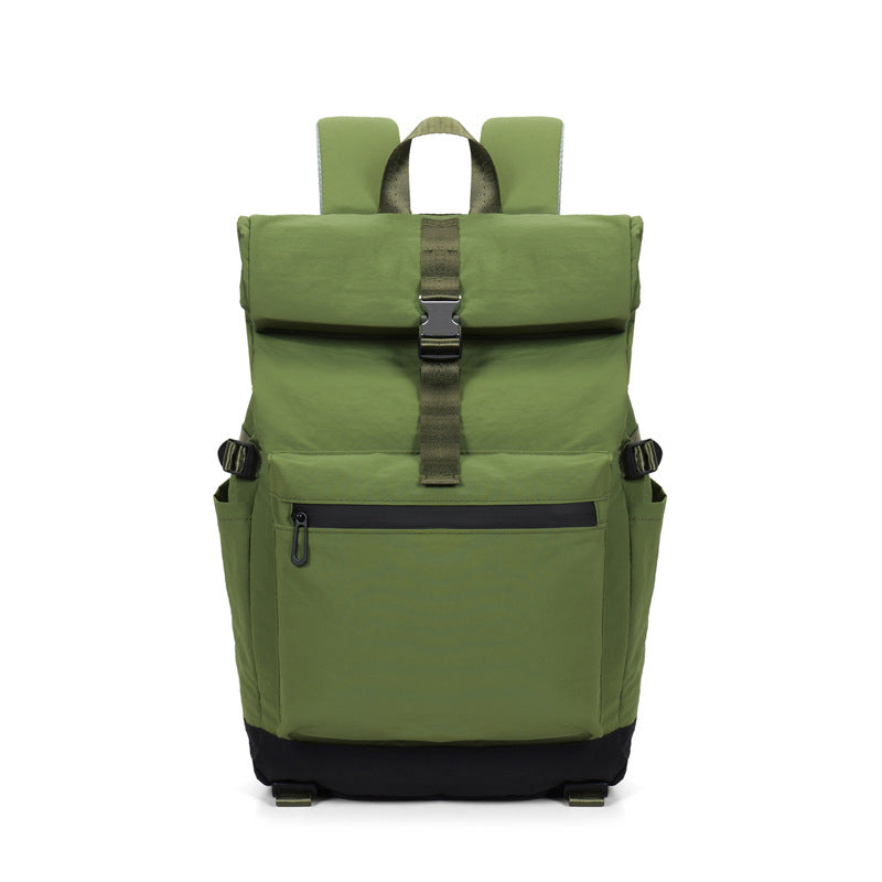 Rolltop Reis Rucksack Brehn