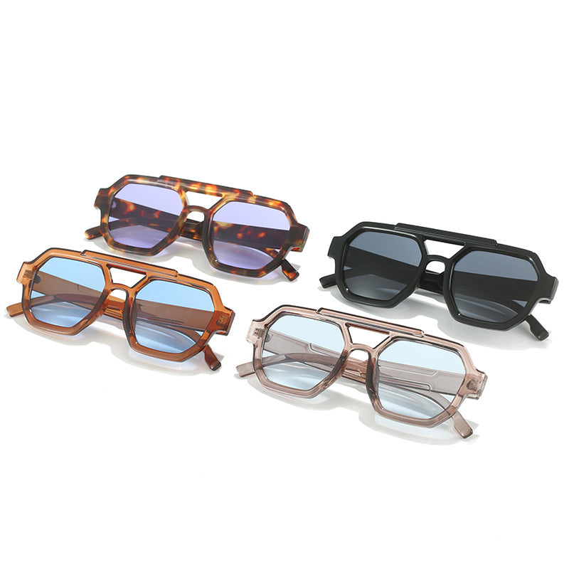 Geometrische Oversized Sonnenbrille Brehn