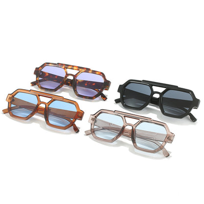 Geometrische Oversized Sonnenbrille Brehn