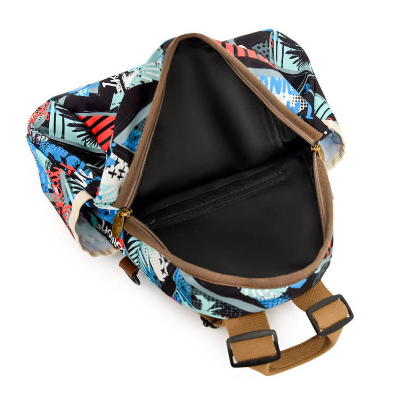 Trendiger Grafikdruck-Rucksack Brehn